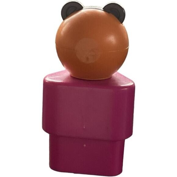 1984 Fisher Price #413 Shape Sorter Playground replacement Bear Purple Triangle - Picture 4 of 5